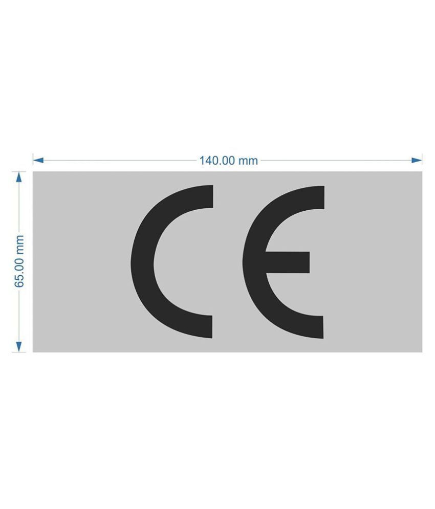     			Rangvishwa Enterprises CE - Rectangle Label Sticker ( 14 x 6 cms )