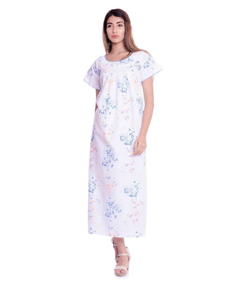 indian cotton night gowns