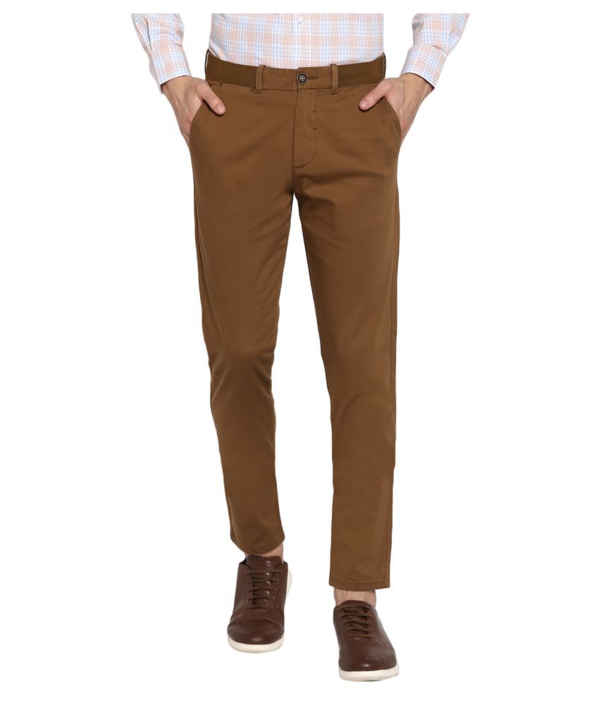 skinny khaki trousers