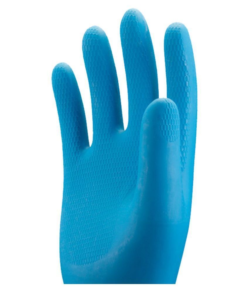 Buy SHOPOLINE Washing Gloves Rubber Standard Size Cleaning Glove 1 Pair