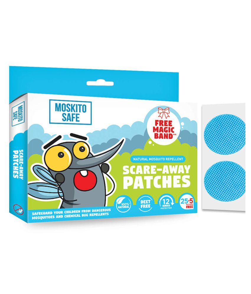 Moskito Safe Mosquito Repellent Patch Natural 12 no.s Pack of 3 Buy