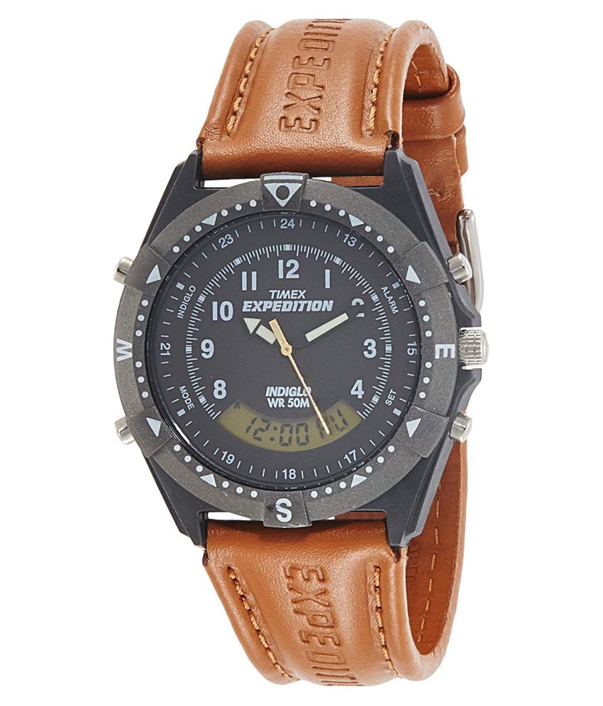 Timex TW00MF104 Leather Analog-Digital Men's Watch - Buy Timex ...