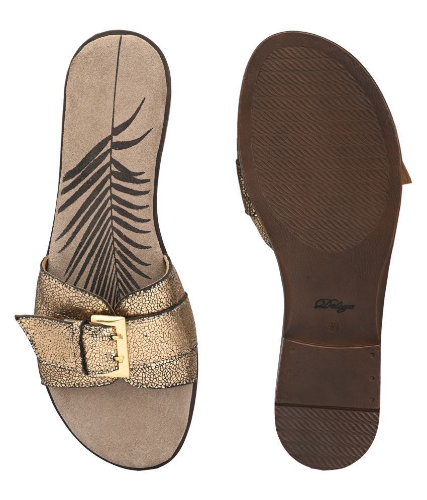 inc gold slippers