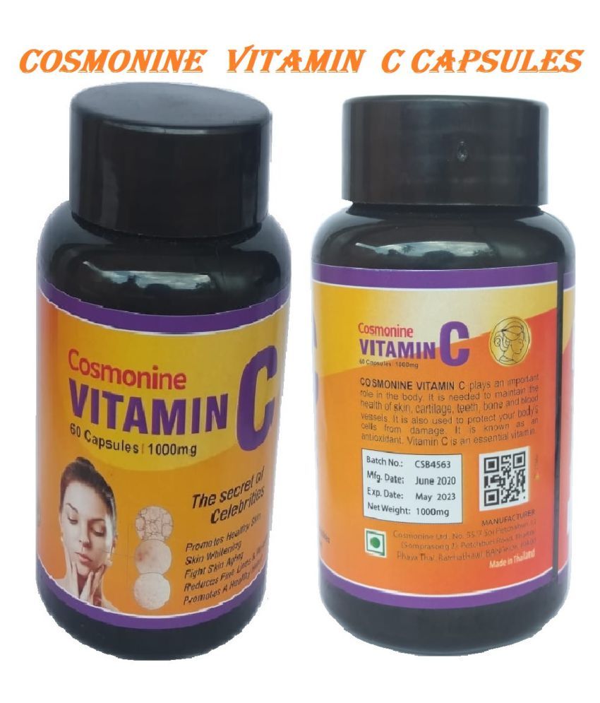 Cosmonine Vitamin C Multi Purpose Skin Care 100 Safe Capsule 1000 Mg Buy Cosmonine Vitamin C Multi Purpose Skin Care 100 Safe Capsule 1000 Mg At Best Prices In India Snapdeal