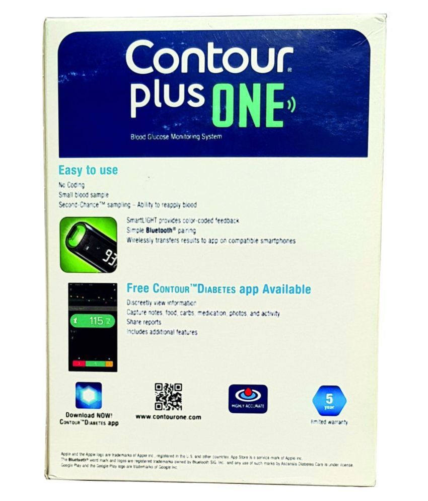 contour plus one glucometer price in india