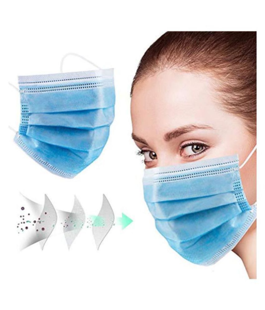 B R MASK 3Ply Surgical Face With Tie: Buy B R MASK 3Ply Surgical Face ...