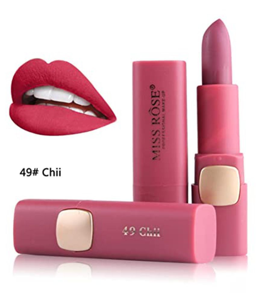 Miss Rose Matte Lipstick Combo Offer (49 & Red ) Lipstick Ruby & Rose