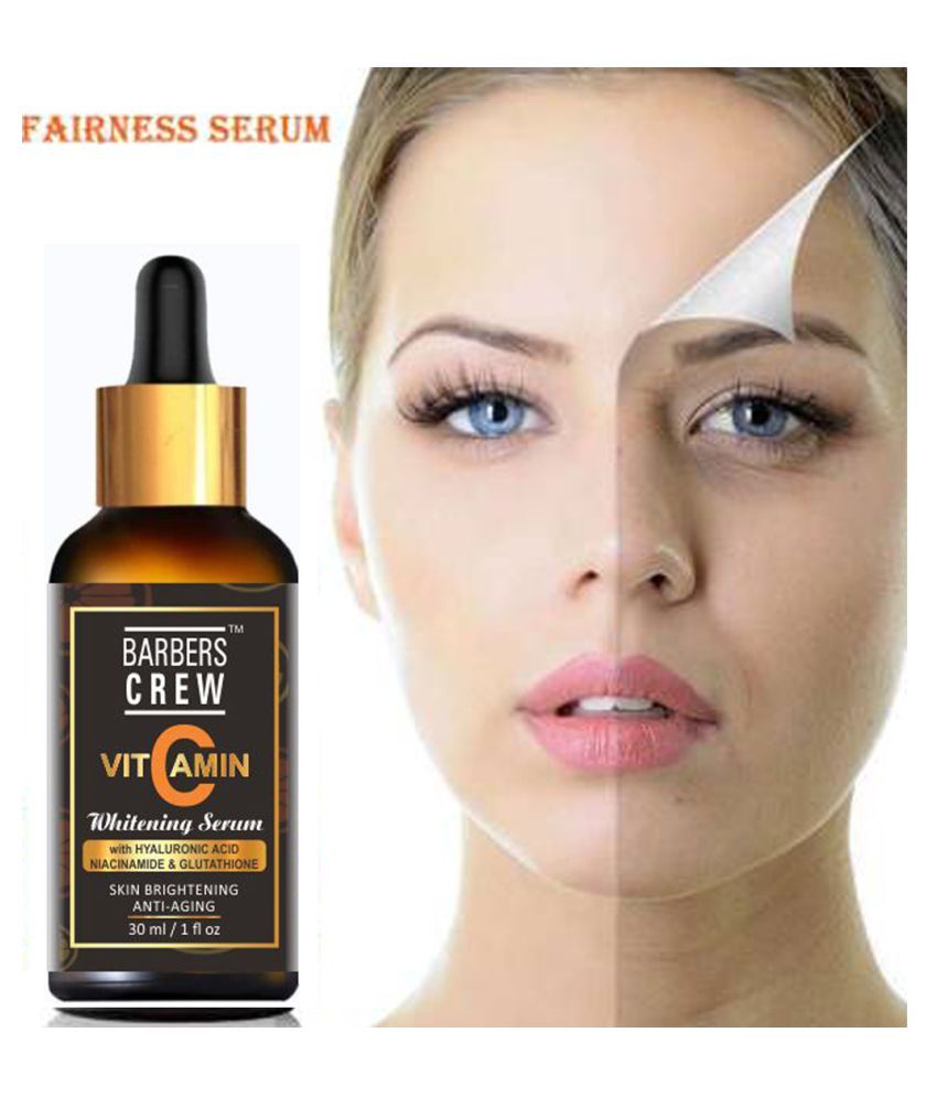     			Barbers Crew Vitamin C 20% Oil Free Facial Serum- For Skin Whitening & Brightening Face Serum 30 mL