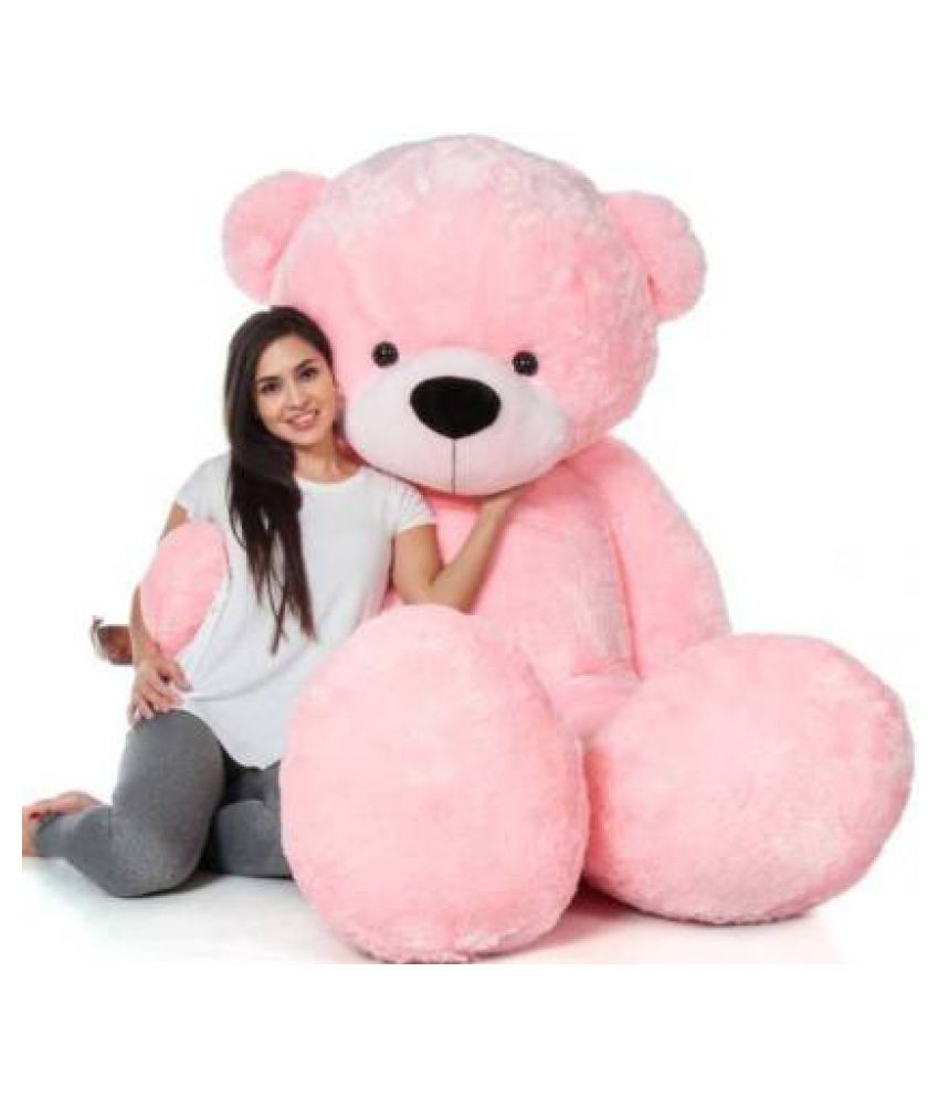 pink teddy bear 3 feet