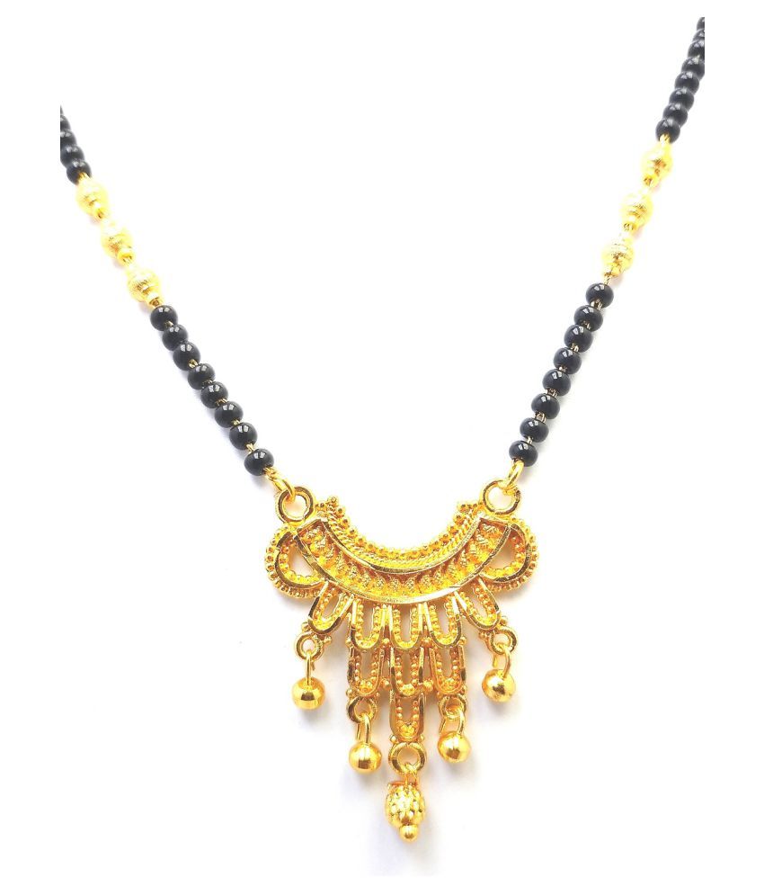     			Soni - Golden Mangalsutra ( Pack of 1 )