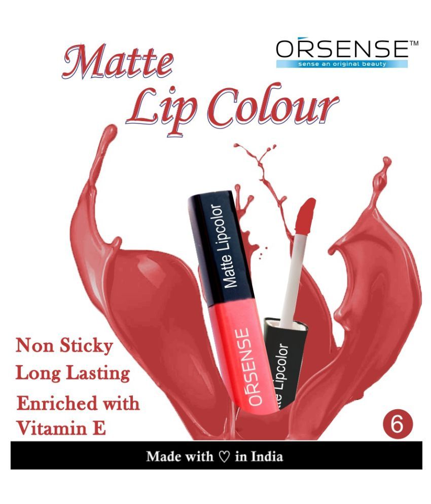     			orsense Matte Liquid Lipstick Cherry 10 g