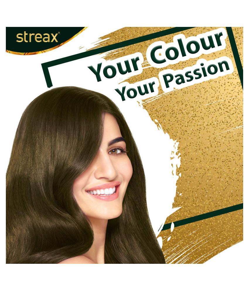 Streax DARK BROWN No3 Instant Shampoo Hair Colour  1Pc 1