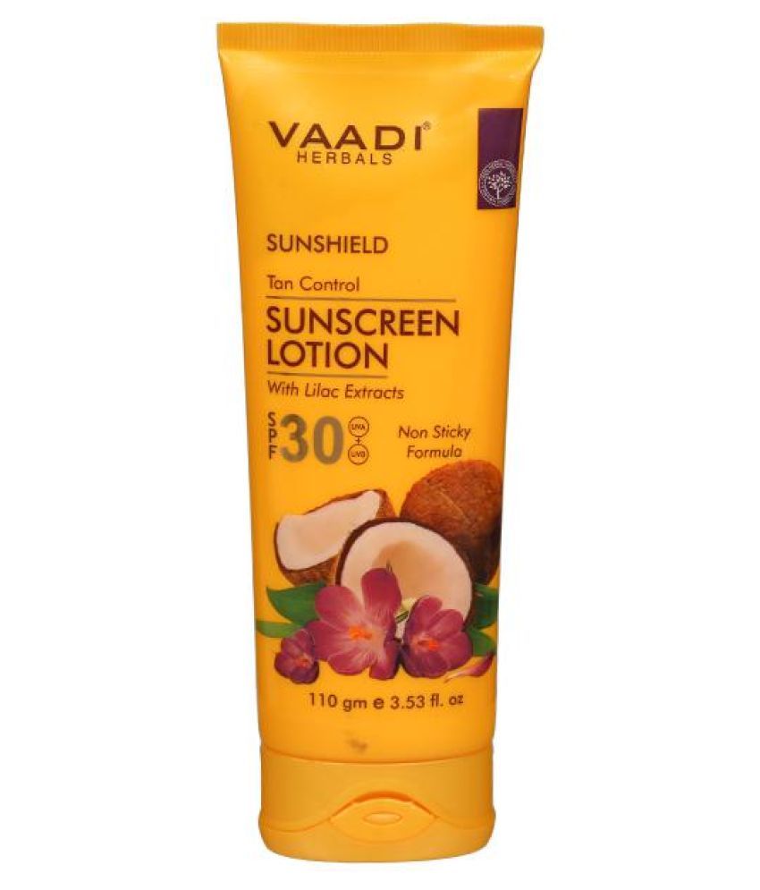 VAADI HERBALS SUNSCREEN LOTION Body Lotion ( 110 g ) Buy VAADI HERBALS SUNSCREEN LOTION Body