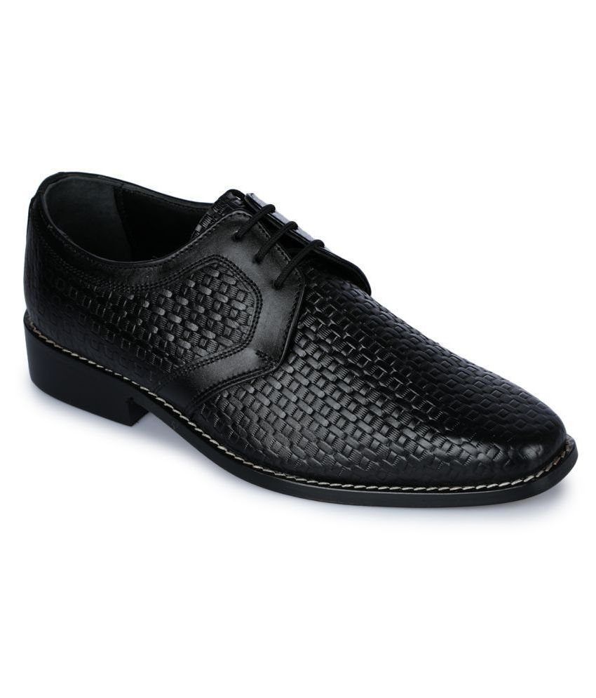 Fortune By Liberty Office Black Formal Shoes Price in India- Buy ...