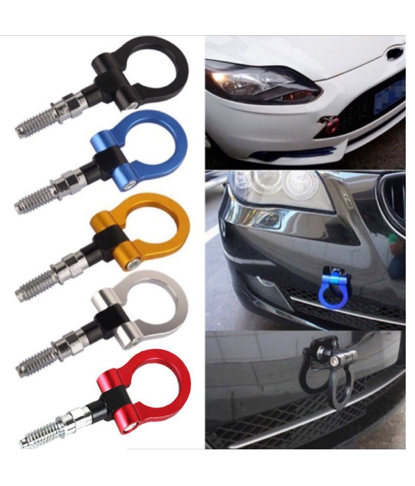 MADMEX Aluminum Front Or Rear Racing Screw on Towing Hook for Cars