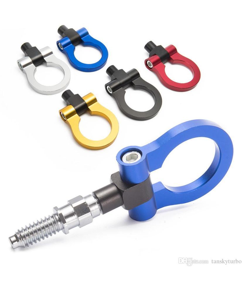 MADMEX Aluminum Front Or Rear Racing Screw on Towing Hook for Cars