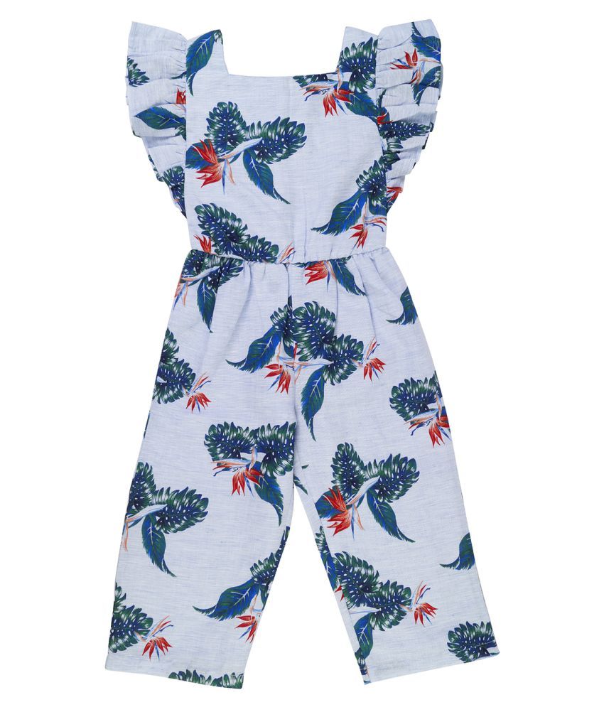 printed jumpsuit dress