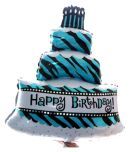 Foil Cake Balloon for Birthday, Christmas, New Year Party Decoration