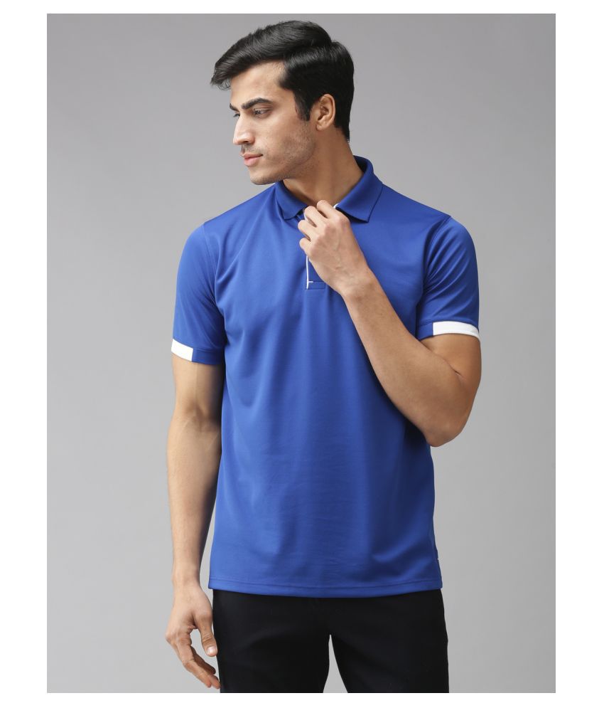     			EPPE - Blue Polyester Regular Fit Men's Sports Polo T-Shirt ( Pack of 1 )