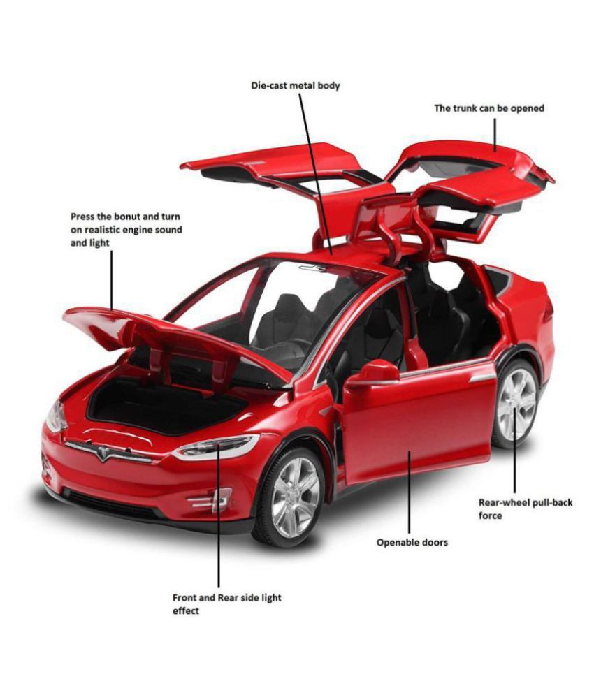 tesla diecast car