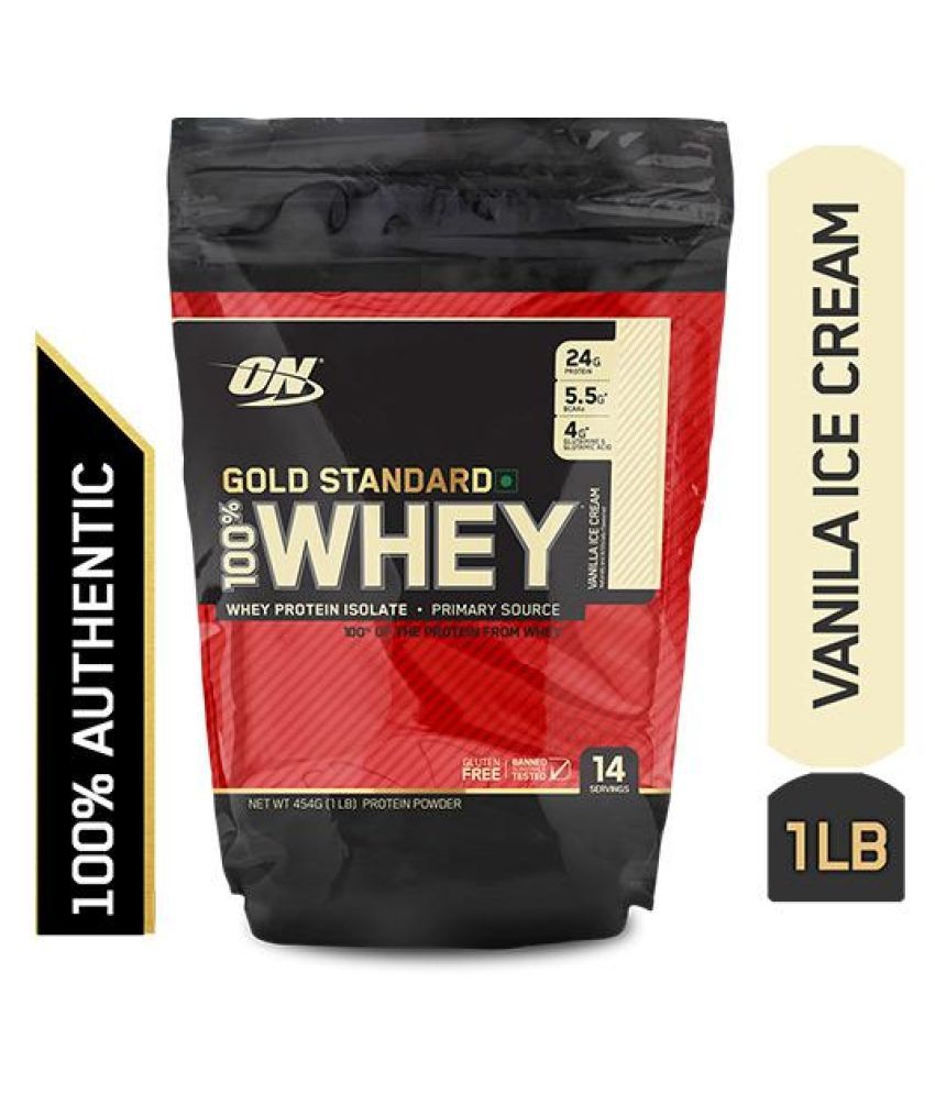 ON GOLD STANDARD 100% WHEY PROTEIN ISOLATE (454g) 1 lb: Buy ON GOLD STANDARD 100% WHEY PROTEIN ...