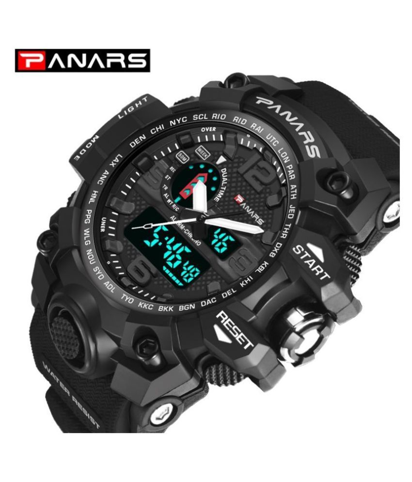 PANARS PNRS-8202 DARK CAMO Resin Analog-Digital Men's Watch - Buy PANARS PNRS-8202 DARK CAMO ...