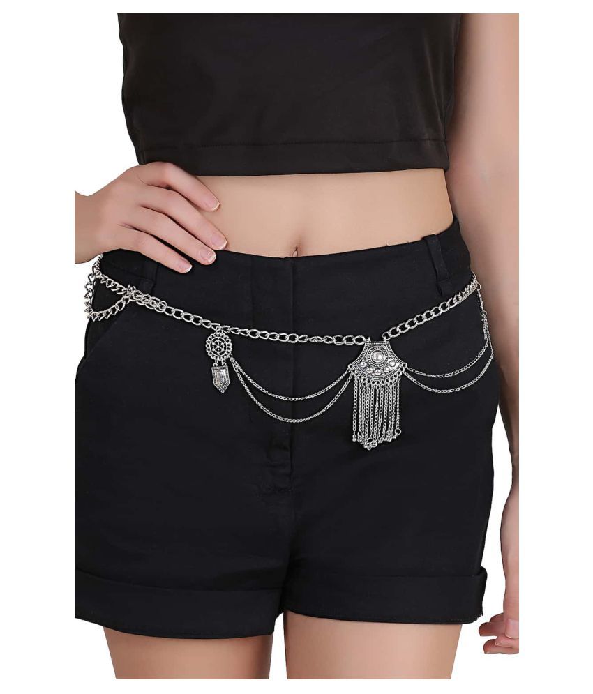 Silver Beach Pendant Waist Chain: Buy Silver Beach Pendant Waist Chain Online in India on Snapdeal