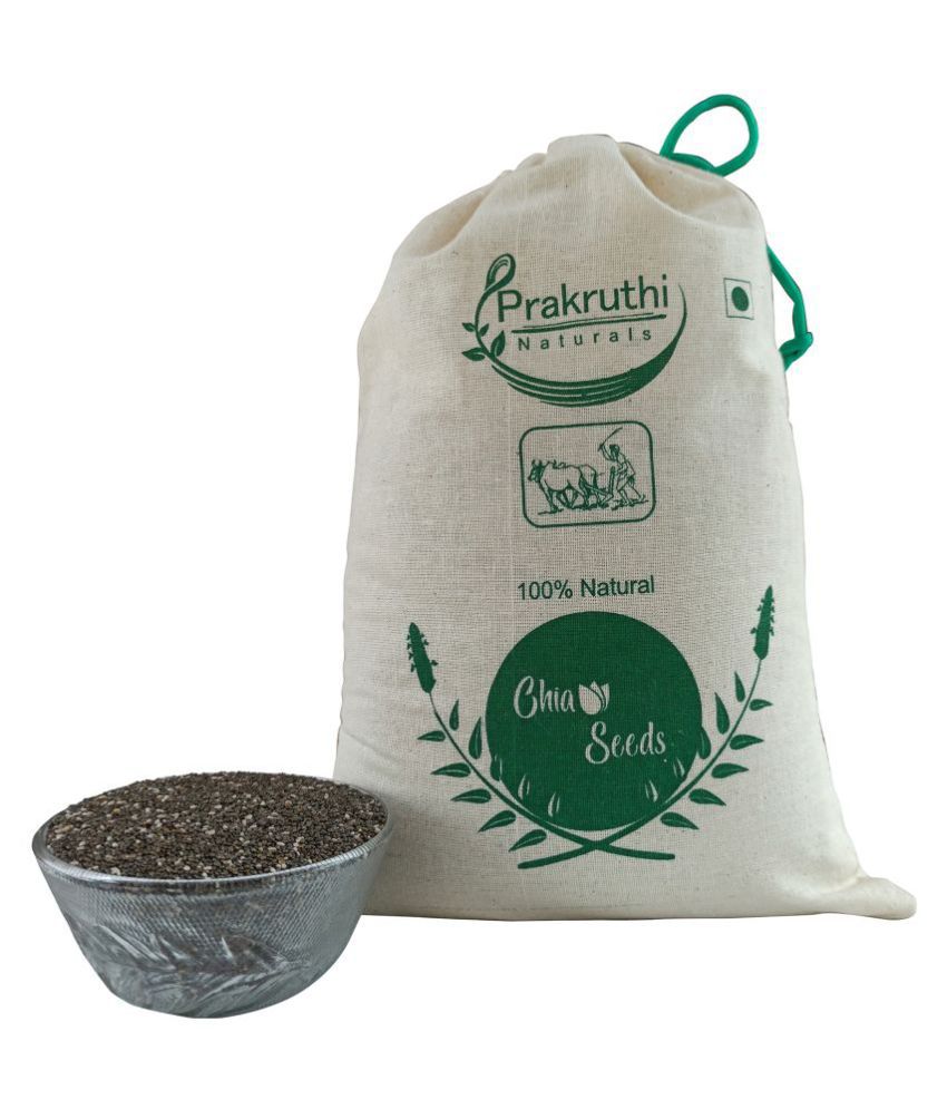     			Prakruthi Naturals Chia Seeds 500 g