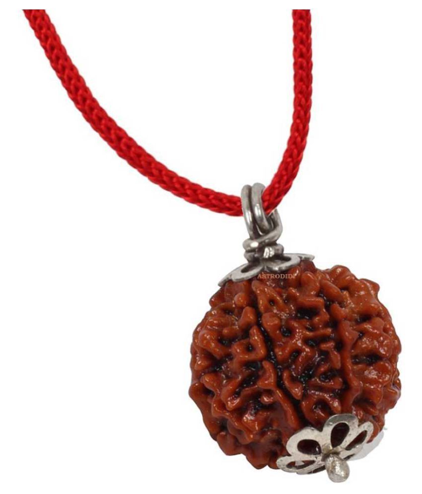     			Astrodidi 4 Mukhi Rudraksha Pendant With Lab Certificate