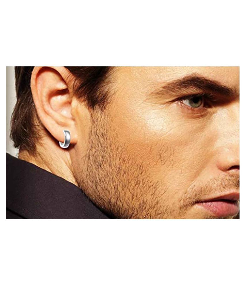 Mens Jewellery Silver Bali Stud Mens Earing / Ear rings