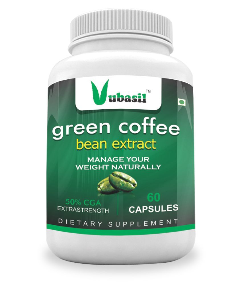 VUBASIL Herbal Green Coffee Extract Weight Loss Capsule 60 no.s Pack Of