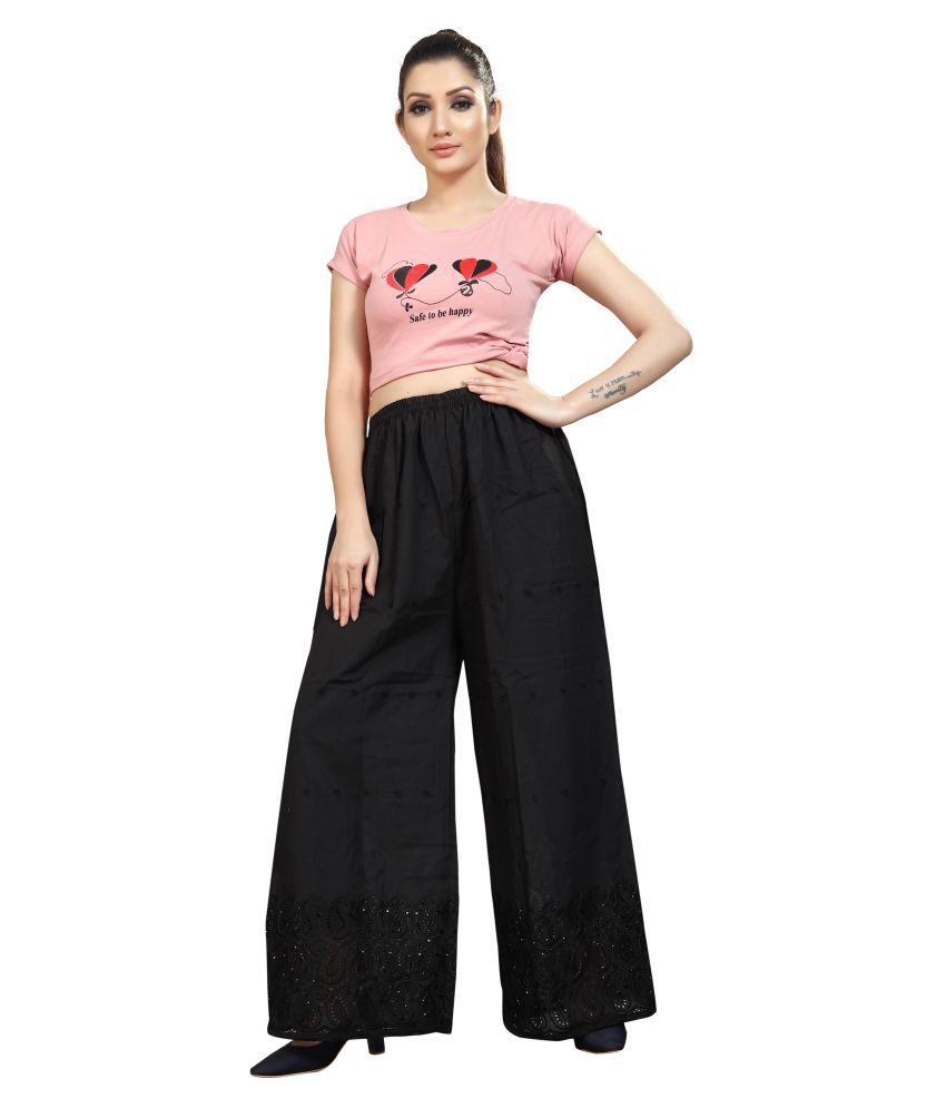 Buy Angel Trends Poly Cotton Palazzos Online at Best Prices in India ...