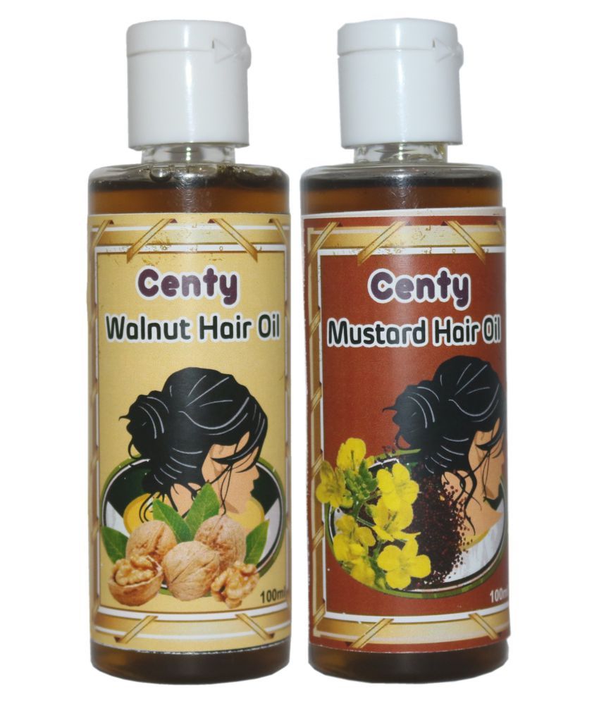centy Walnut Hair Oil + Mustard Hair Oil 200 mL Buy centy Walnut Hair