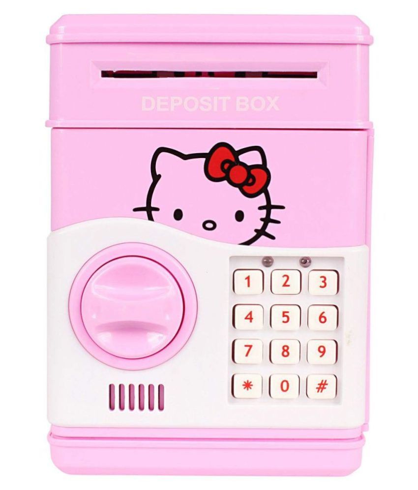 de money safe atm savings bank with