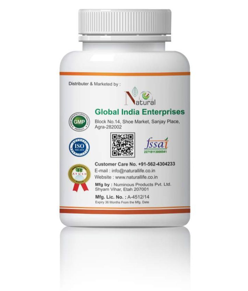 Natural Garlic for improves cholesterol level Capsule 180 no.s Pack of