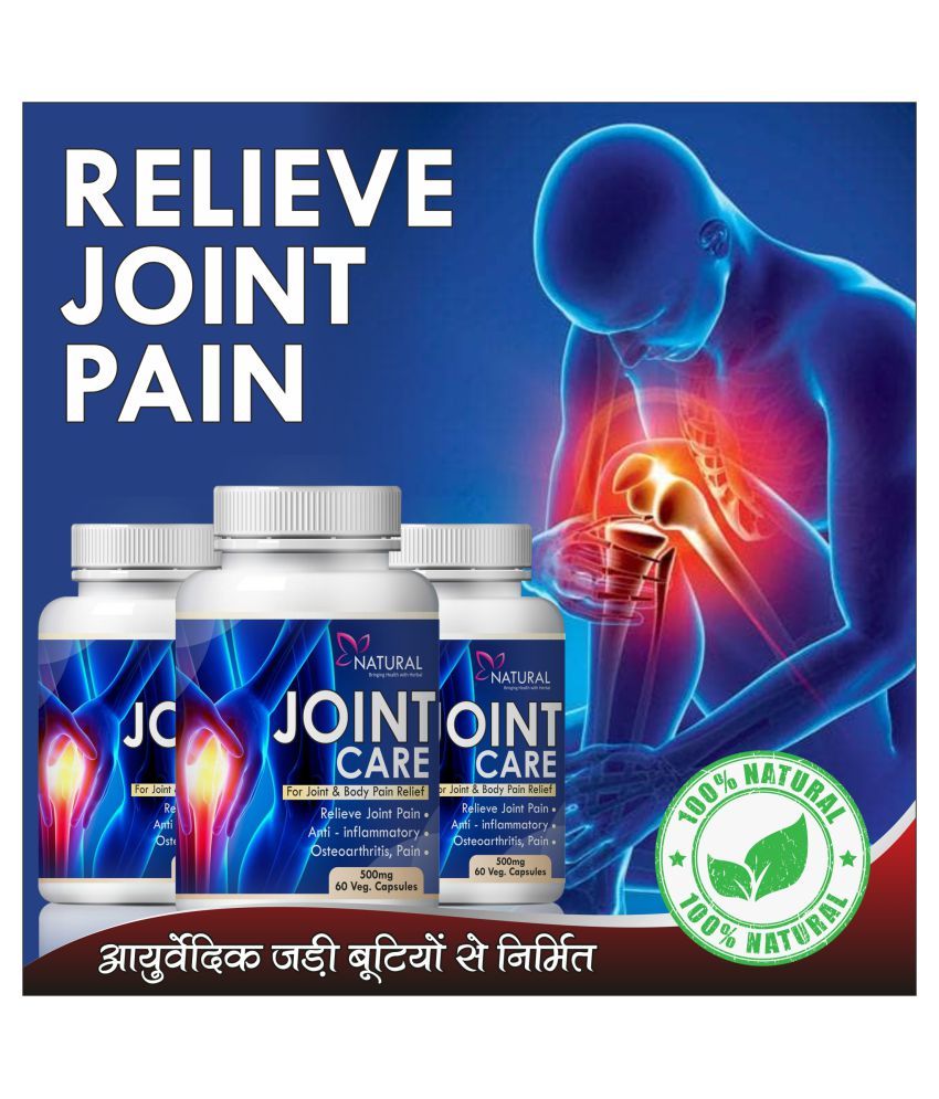 Natural Joint care may remove joint pain Capsule 180 no.s Pack of 3