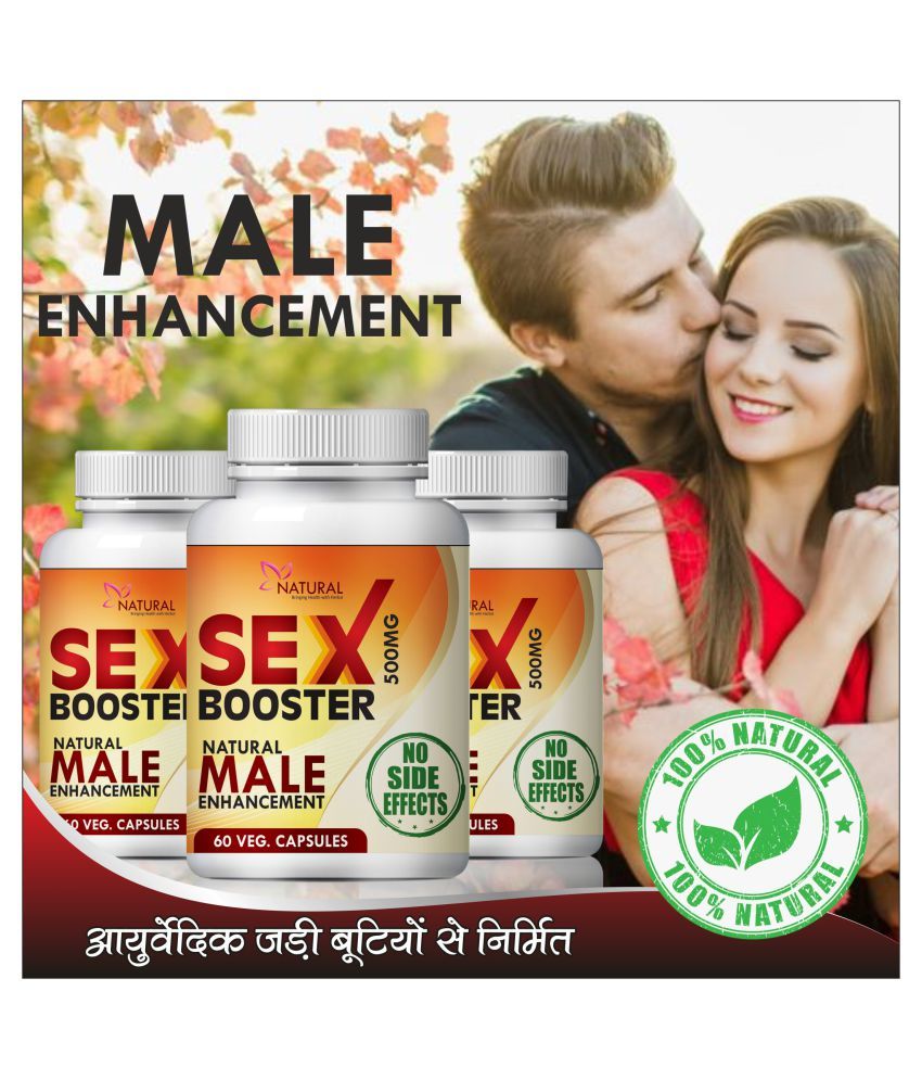 Natural Sex Booster Increasing Stamina Capsule 180 Nos Pack Of 3 Buy