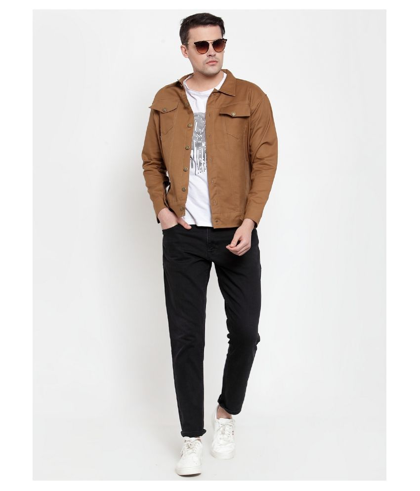 khakis with jean jacket