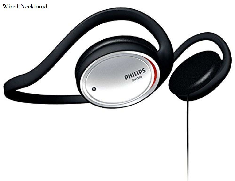 Philips SHS390/98 Wired Neckband Over Ear Headphone Without Mic