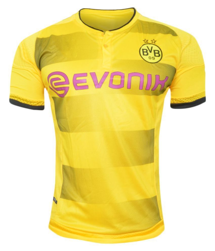 Borussia Dortmund Yellow Polyester Jersey - Buy Borussia Dortmund ...