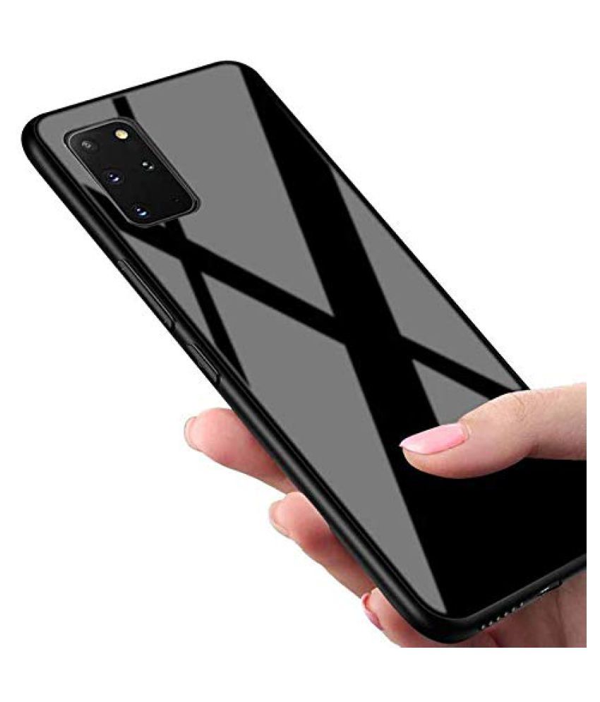 Samsung Galaxy S Plus 5g Glass Cover Idhar Black Full Protection Plain Back Covers Online At Low Prices Snapdeal India