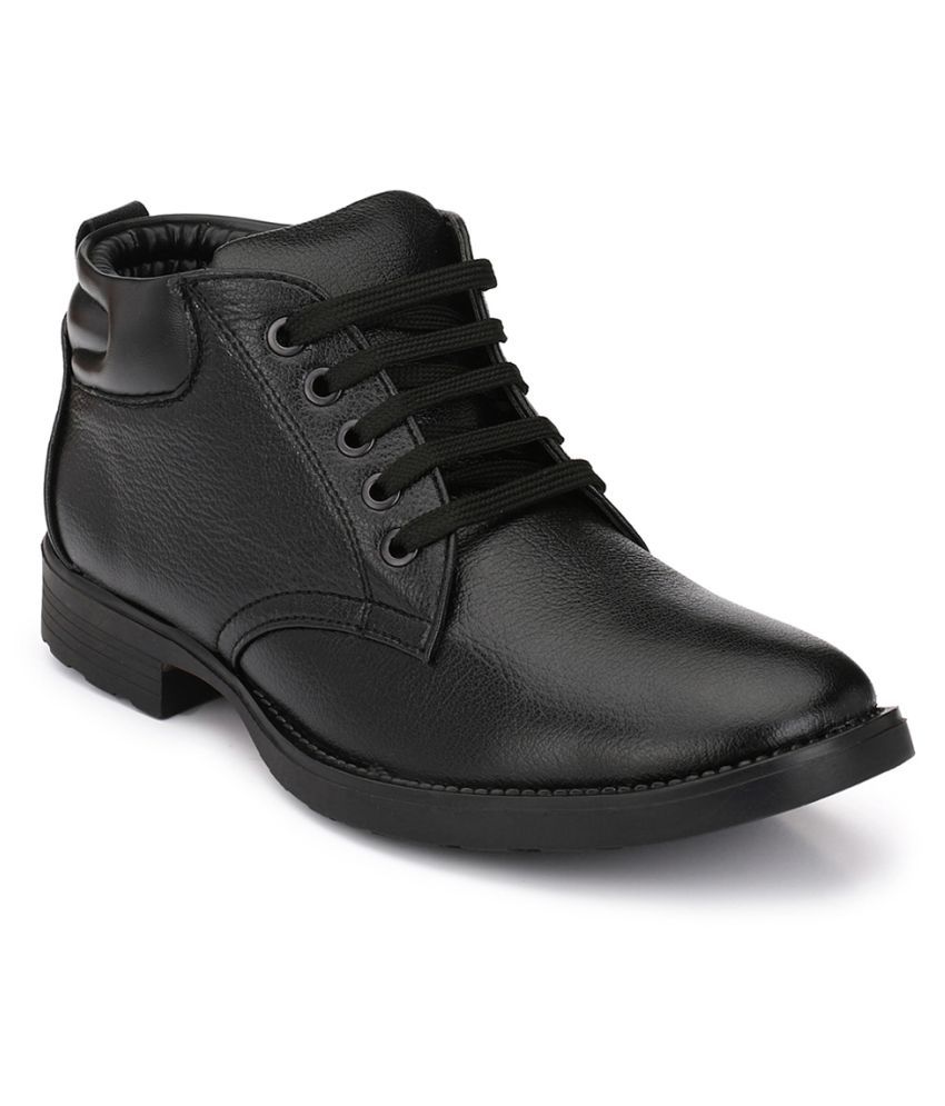     			Mactree Black Formal Boot