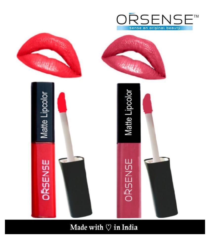     			orsense Liquid Lipstick Pink Pack of 2 20 g