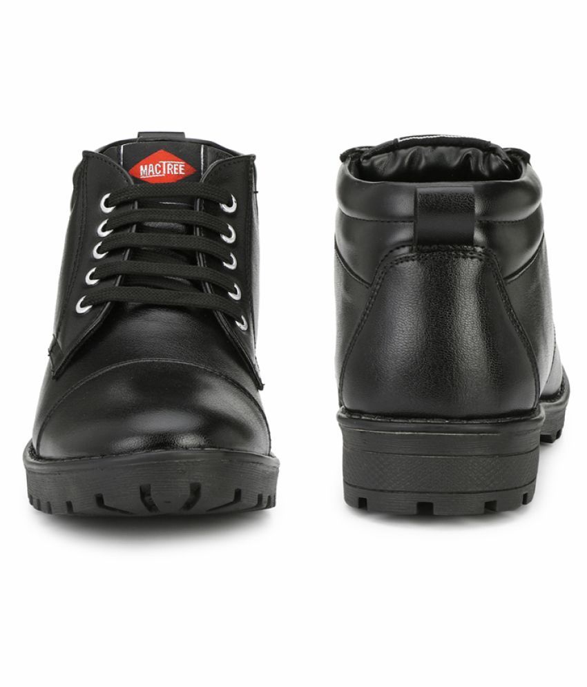 mactree black formal shoes