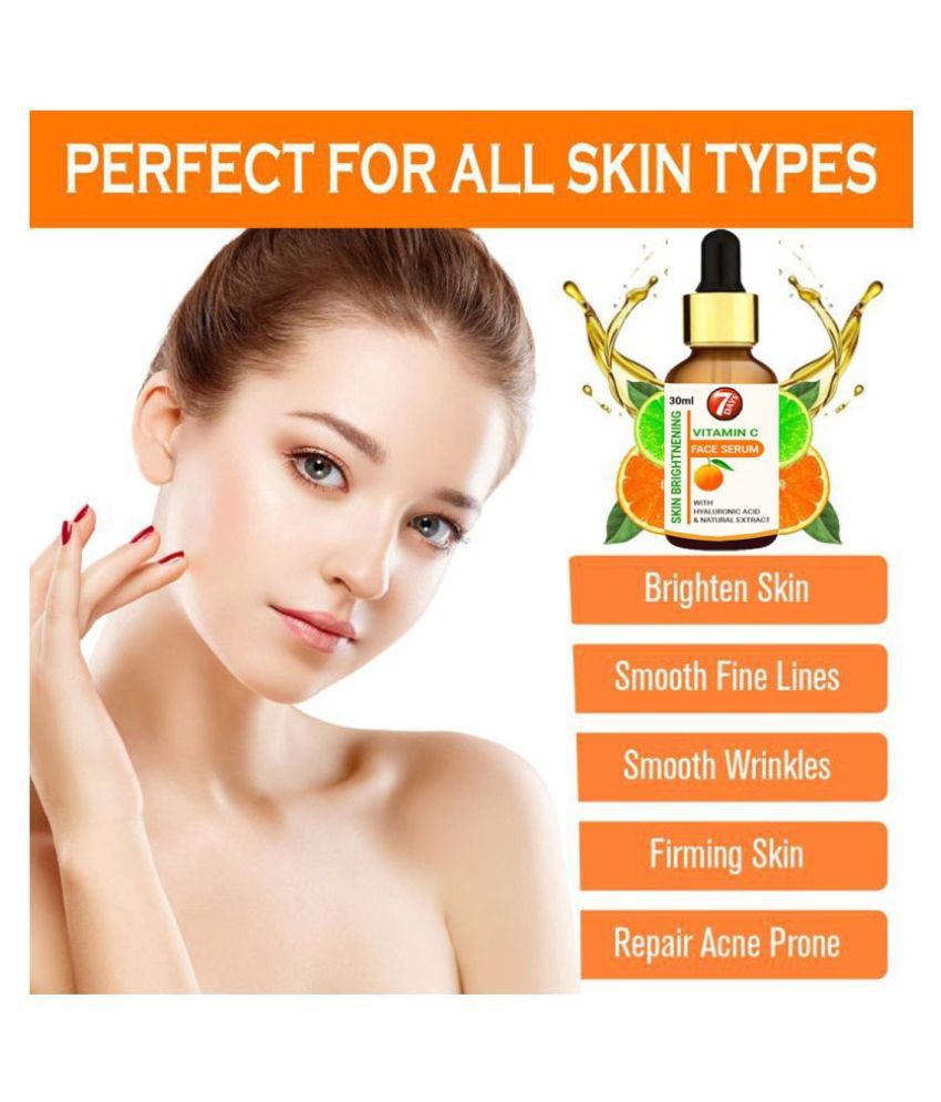 7 days Skin Brightnening Vitamin C Face Serum SPF 35 30 mL: Buy 7 days ...