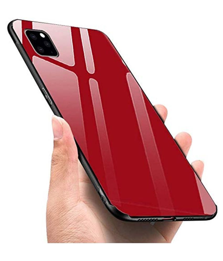 Apple Iphone 11 Mirror Back Covers Gopefect Red Plain Back Covers Online At Low Prices Snapdeal India