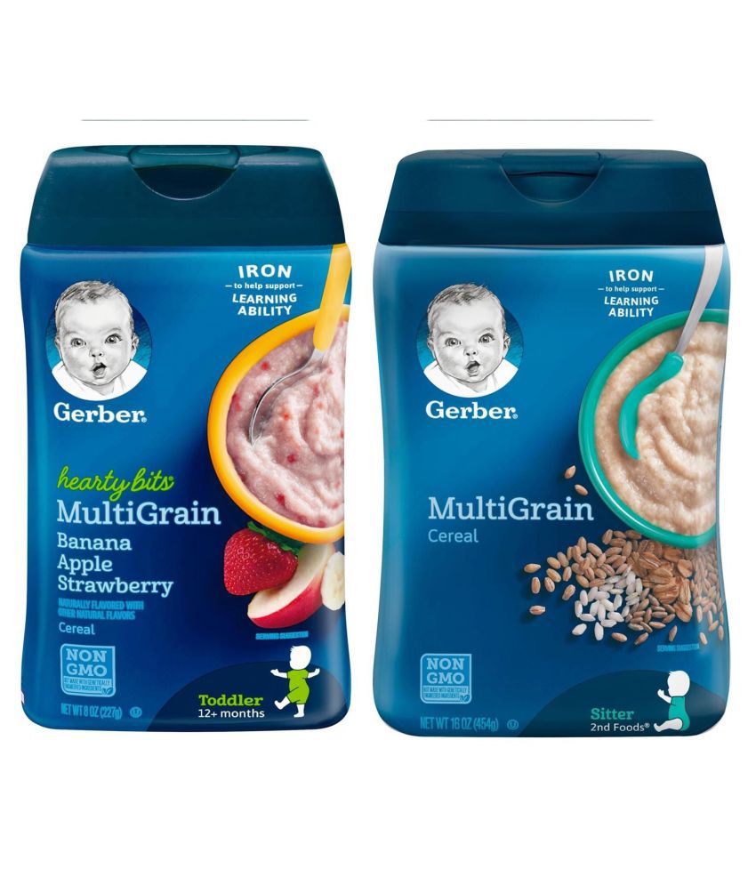 Gerber Mixed Fruits Infant Cereal for 6 Months + ( 681 gm ) Pack of 2