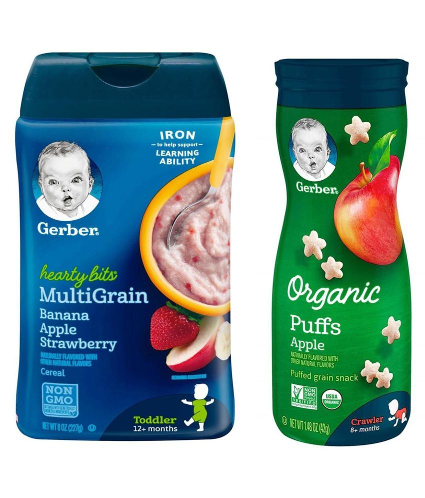 Gerber Multigrain Infant Cereal for 6 Months + ( 269 gm ) Pack of 2