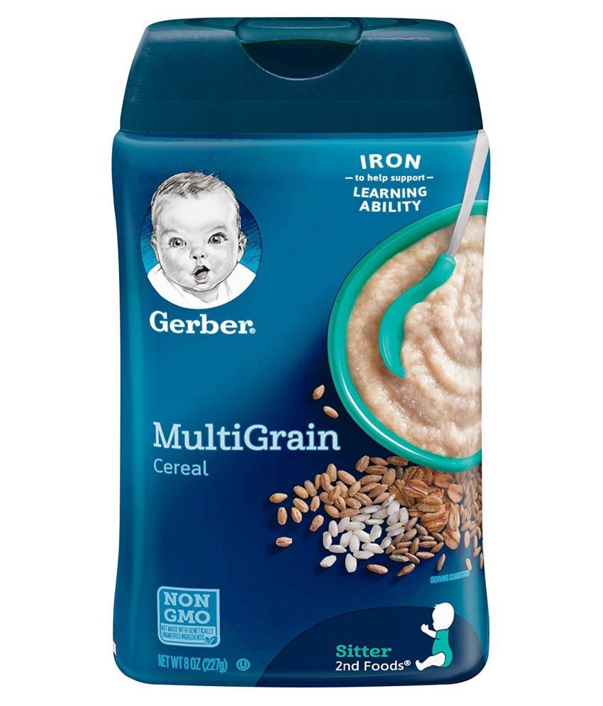 Gerber Multigrain Infant Cereal for 6 Months + (454gm) Pack of 2