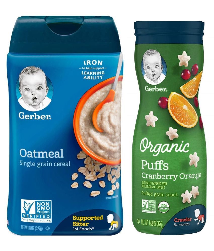 Gerber Oatmeal Infant Cereal for 6 Months + ( 269 gm ...